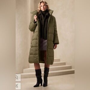 Banana Republic long puffer coat PXXS